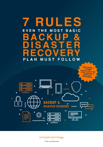 LD-CompleteTechnology-7Rule-Backup-DisasteRecovery-eBook-Cover